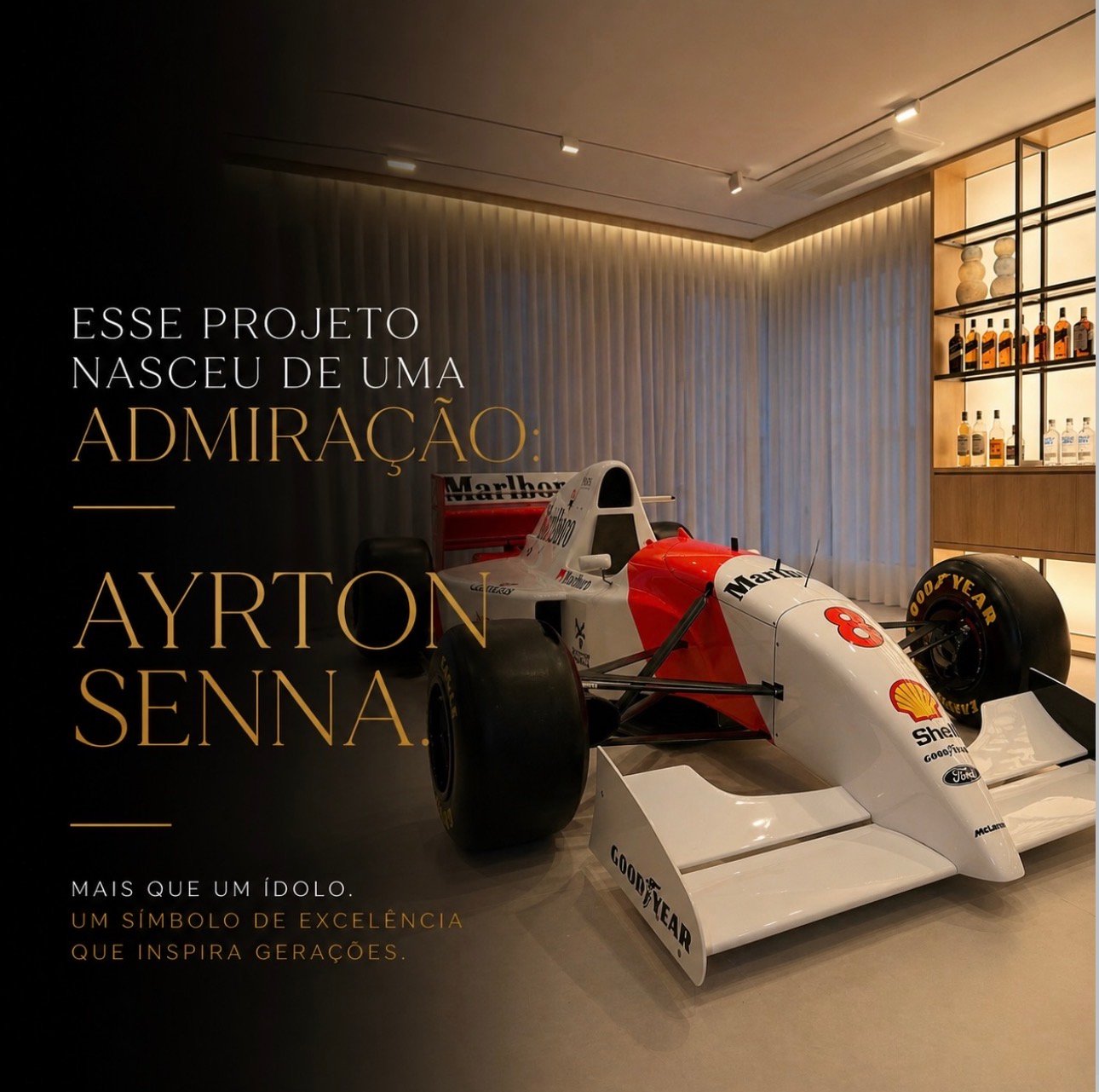 Homenagem Ayrton Senna - Leonice Alves Arquiteta Alphaville